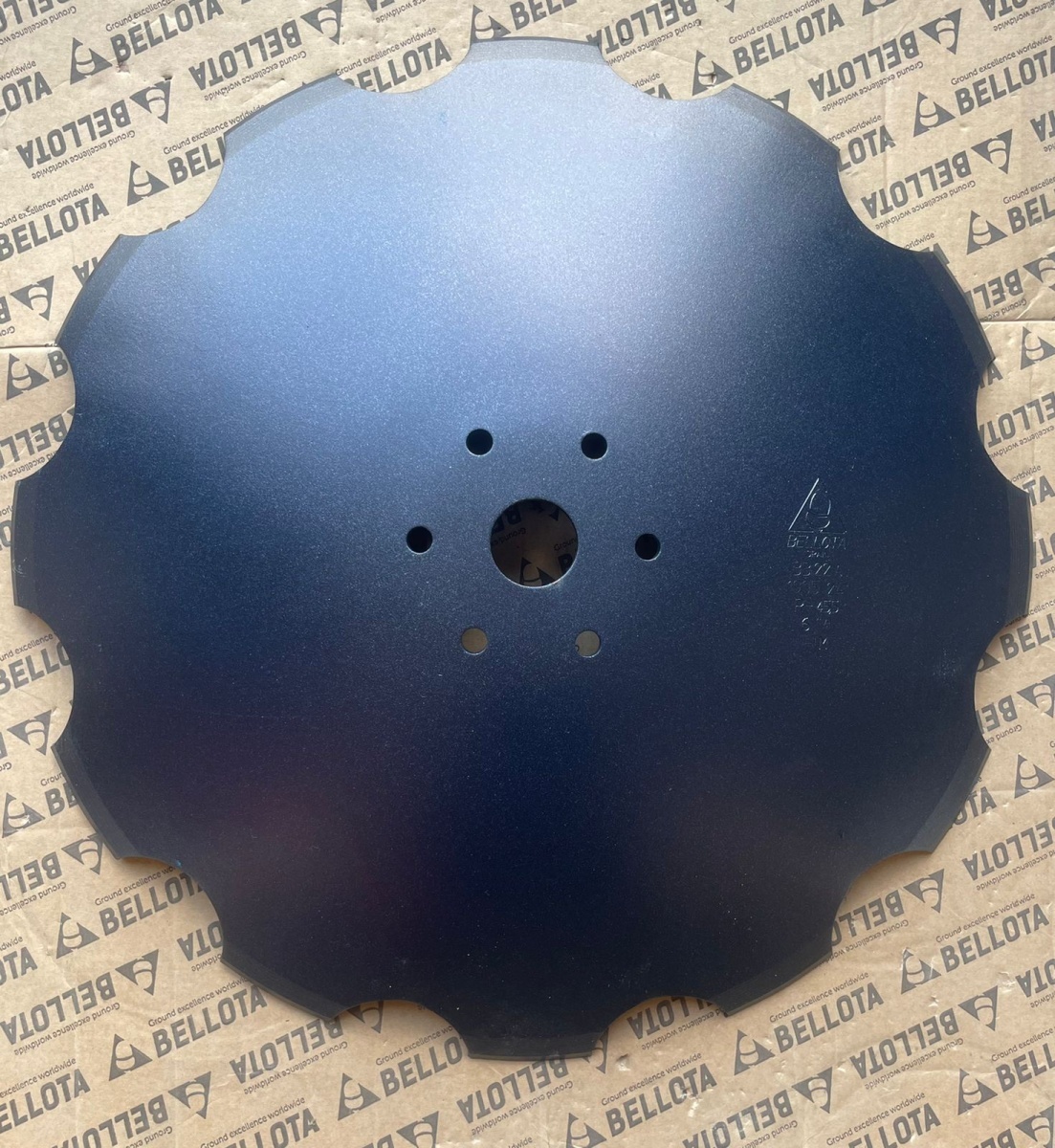 Фото Диск БДМ 620*6 мм ромашка н/о (6 отверстий, центральное отверстие - круглое) Lemken Rubin Bellota