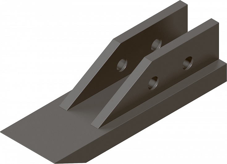 Долото плуга чизельного ПЧ-2,5, ПЧ-4 (АО РЗЗ г.Рубцовск) — РЗЗ плуг чизельный